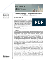 Comparative Analysis of Multi-Domestic Strategy of P&G and Unilever Corporation