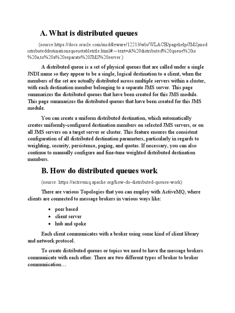 An In-Depth Explanation of Distributed Queue Algorithms and Topologies ... image.