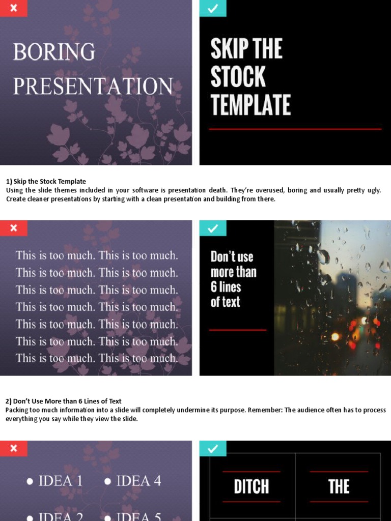 Effective Presentation Design Tips | PDF | Typography | Typefaces