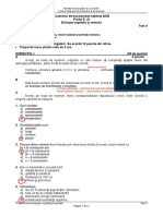 E D Bio Veg Anim 2020 Test 04 Rezolvat