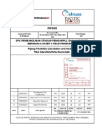 20 01 BRGA PIP CAL VDR 0101 001 - Piping Flexibility Calculation and Analysis - R1 AFC (APPROVED)