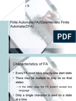 Finte Automata (FA) /deterministic Finite Automata (DFA)