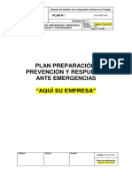 PLA-SST-001 Plan de Preparación, Prevención y Respuesta Ante Emergencias