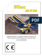 Operation & Spare Parts Manual