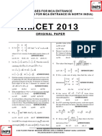 Nimcet 2013