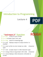 Introduction To Programming