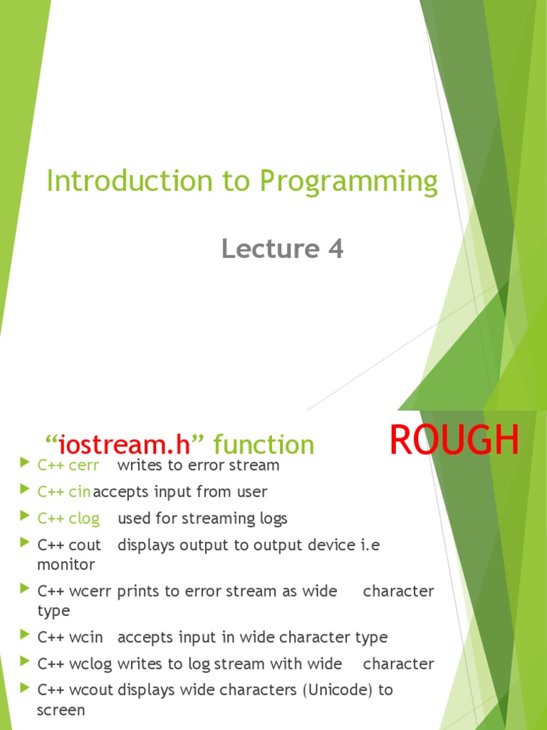An Introduction to Input and Output Stream Functions in C++ and ...