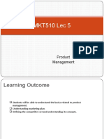 Productmanagement Lec 5