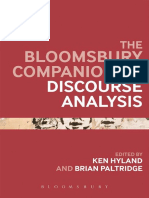 (Bloomsbury Companions) Ken Hyland (Editor), Brian Paltridge (Editor) - The Bloomsbury Companion To Discourse Analysis-Bloomsbury Academic (2013)