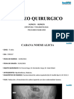 Ateneo Quirurgico Del 14 de Abril Al 20 de Abril de 2021