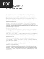 Barreras de La Comunicación
