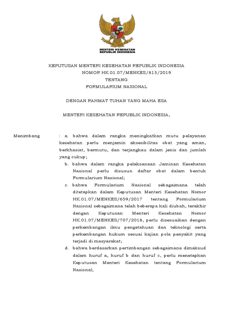 Formularium Nasional | PDF