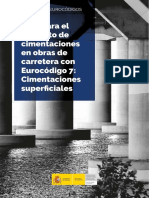 Guía para El Proyecto de Cimentaciones en Obras de Carretera Con Eurocódigo 7: Cimentaciones