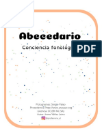 Material TEACCH Abecedario Conciencia Fonologica