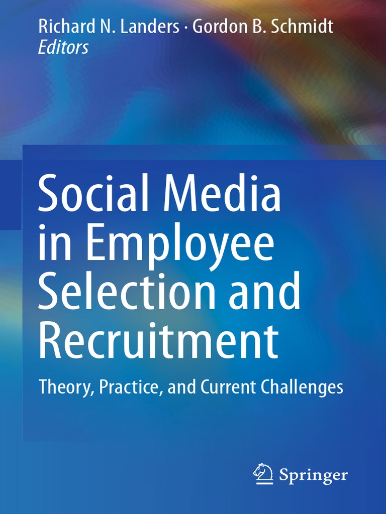 Social Media in Employee Selection and R, PDF, Industrial And  Organizational Psychology