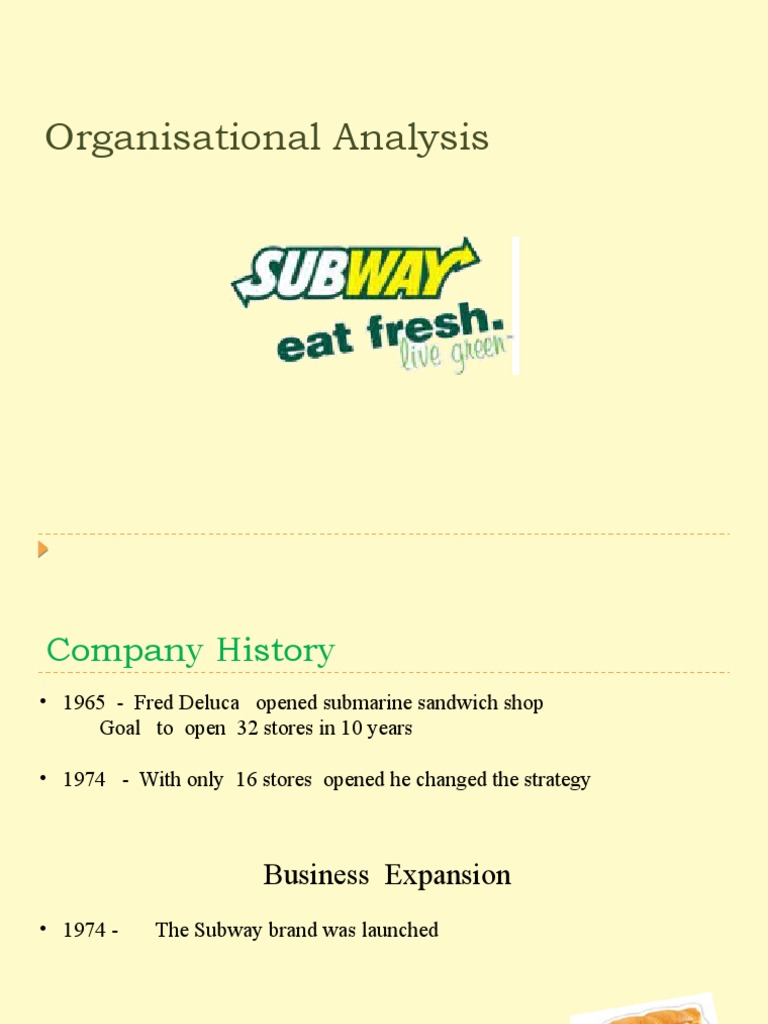 Subway: Mission, Growth, and Franchise Success | PDF | Fast Food ...