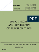 Basic Theory and Application of Electron Tubes - TM 11-662, February 1952, 230p