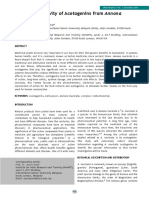 Muricata Fruit: Anticancer Activity of Acetogenins From Annona