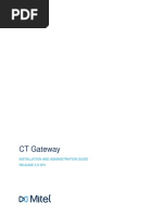 CT Gateway: Installation and Administration Guide Release 5.0 SP 4