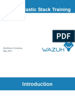 Wazuh-Elastic Stack Training: Deck 1
