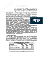 Informe de Educacion