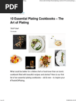 10 Essential Plating Cookbooks - The Art of Plating