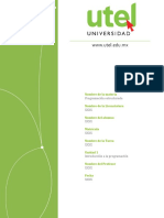 Actividad 1 - Programación Estructurada