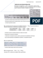 Ejercicios Velocidad de Reacción