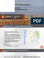 TEM For Porphyry Exploration: Quantec Geoscience Group The Chimborazo Porphyry Deposit, Chile