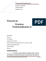 Prácticas Profesionalizantes II - Alimentos - Planificacion