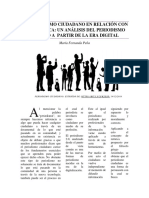 El Periodismo Ciudadano en Relación Con La Retorica y La Oratoria