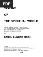 Sadhu Sundar Singh - Visions of The Spiritual World - 1926