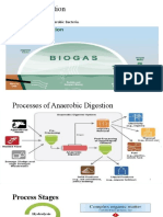 Anaerobic Digestion: - Without Oxygen. - Production of "Biogas" by Anaerobic Bacteria