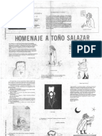 La Golondrina 12 Bis Página literaria. Homenaje a Toño Salazar