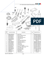 Tools and Setting Gauges: Chapter - 17 Parts Manual