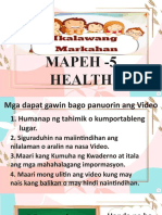 My Final Presentation HEALTH 5