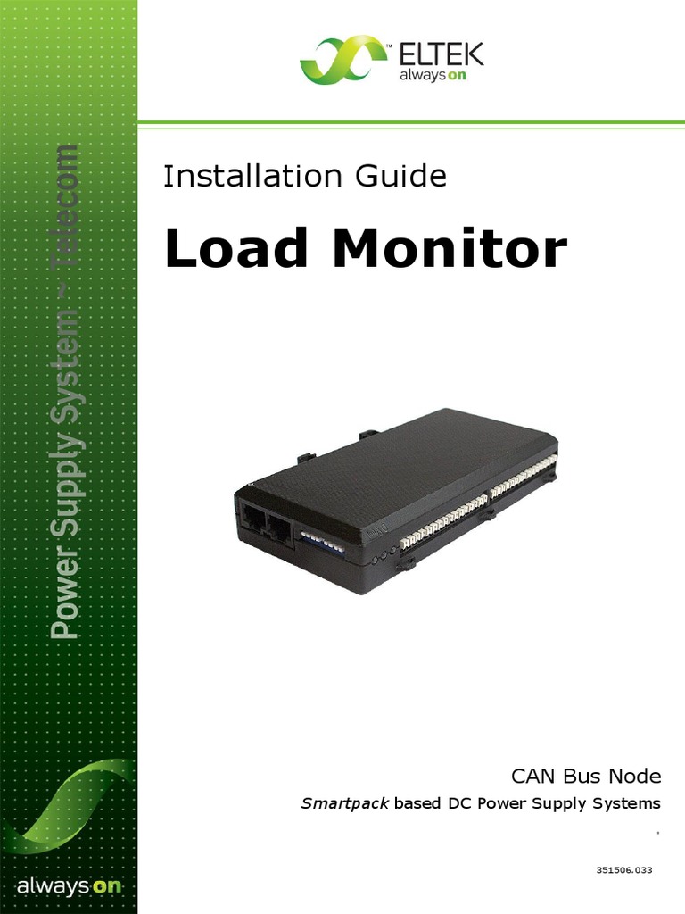 Load Monitor: Installation Guide | PDF | Power Supply | Electrical ...