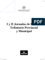 I y II Jornadas de Derecho Tributario Provincial y Municipal Interior