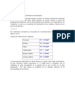 Depuración Renal y Equilibrio Dinamico