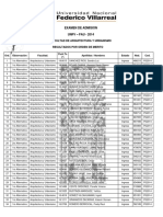 Examen de Admisión UNFV