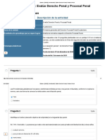 BIM2 - Cuestionario2 - Evalúe Derecho Penal y Procesal Penal