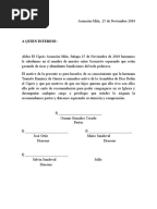 Carta-Invitación a Pastores. Leo.