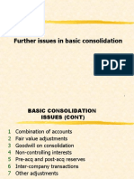 Further Issues in Basic Consolidation