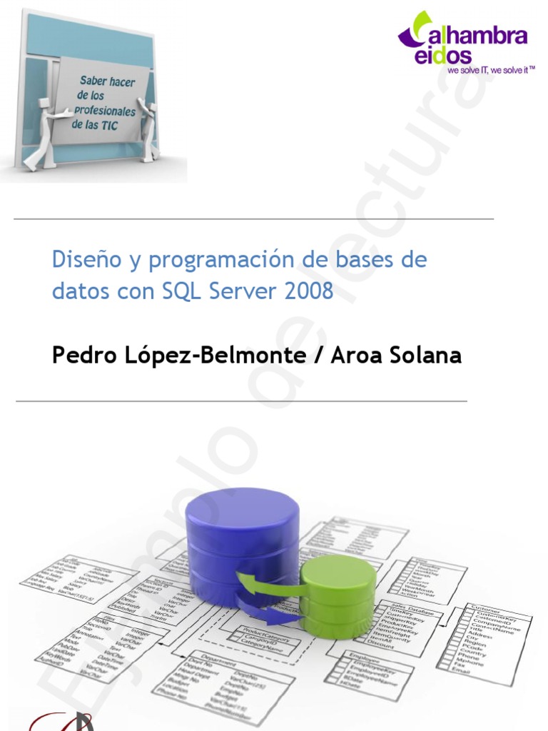 Diseño y Programación de Bases de Datos Con SQL Server 2008 (Ejemplo ...