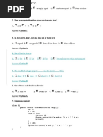 Size of Int in Java Is: A. 16 Bit B. 32 Bit C. 64 Bit D. Depends On Execution Environment Answer: Option B