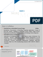 Unit 1 Introduction To Embedded System