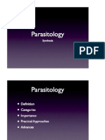Parasitology Course Synthesis and Summary