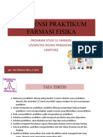 Asistensi Praktikum Farmasi Fisika