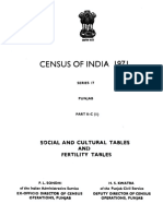 Census of India 1971: Fertility