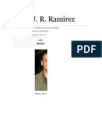 J. R. Ramirez: Jump To Navigation Jump To Search